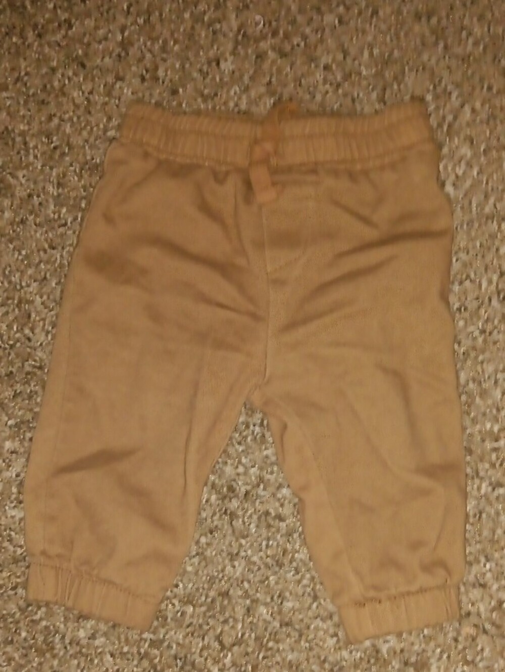 Baby Outfit Set - White Animal Print Onsie Top & Brown Pants- Carter's - Picture 2 of 3
